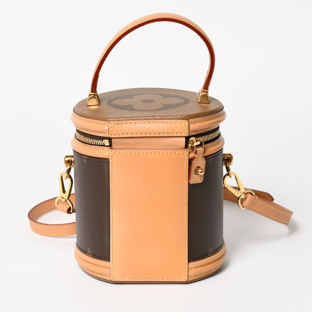 LOUIS VUITTON Cannes Vanity Bag Monogram Giant Brown Reverse Shoulder